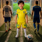 Baby World Cup Jersey Brazil - Model Worn View