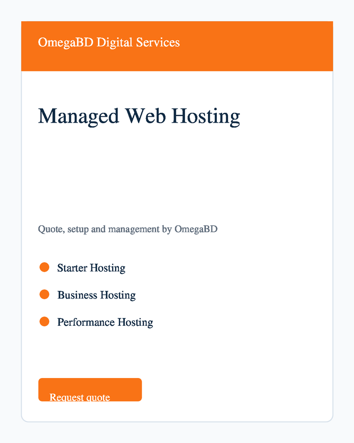 OmegaBD Managed Web Hosting