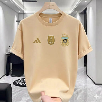 Premium Drop Shoulder T-Shirt Beige Argentina product image