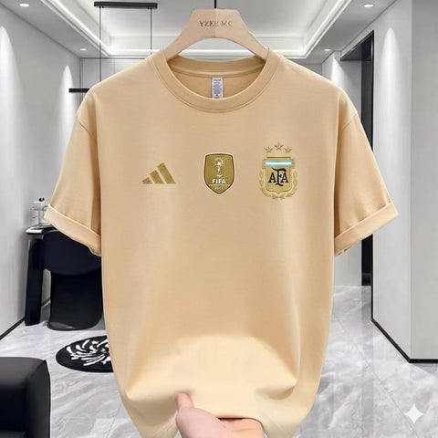 Premium Drop Shoulder T-Shirt Beige Argentina product image