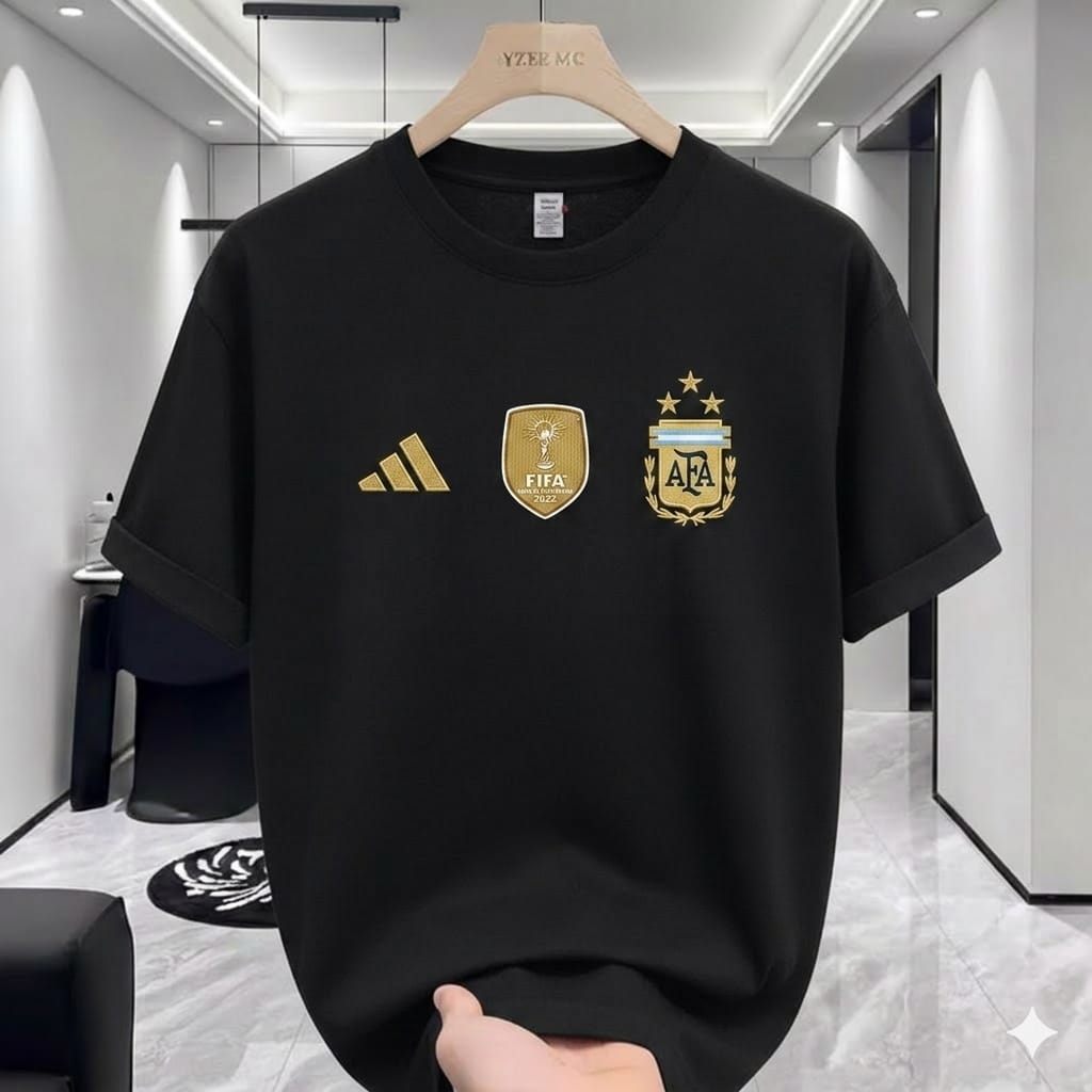 Premium Drop Shoulder T-Shirt Black Argentina product image