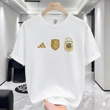 Premium Drop Shoulder T-Shirt White Argentina product image