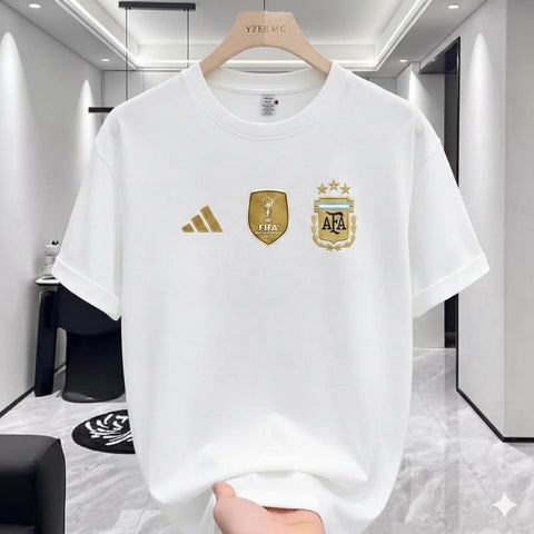 Premium Drop Shoulder T-Shirt White Argentina product image