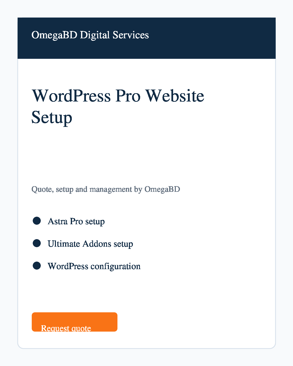 WordPress Pro Website Setup Bundle
