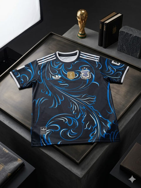 World Cup Jersey Embroidery Black Blue Argentina product image