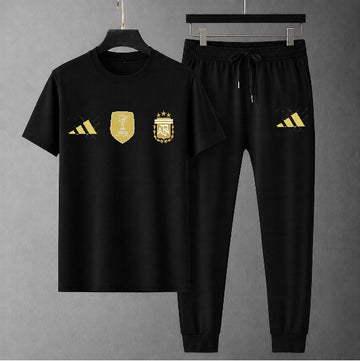 World Cup Mash T-Shirt Trouser Combo Black Argentina product image