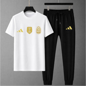 World Cup Mash T-Shirt Trouser Combo White Argentina product image