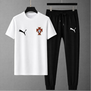 World Cup Mash T-Shirt Trouser Combo White Portugal product image