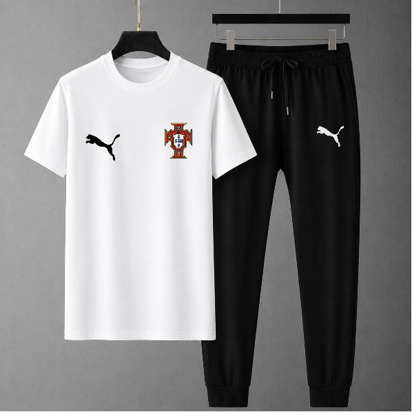 World Cup Mash T-Shirt Trouser Combo White Portugal product image