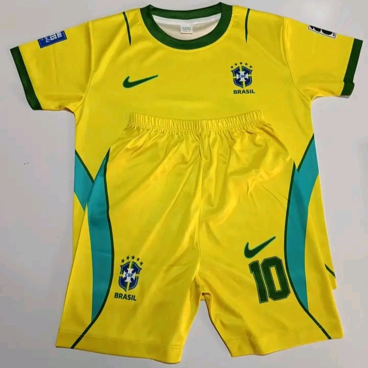 Baby World Cup Jersey Brazil - Flat Product View