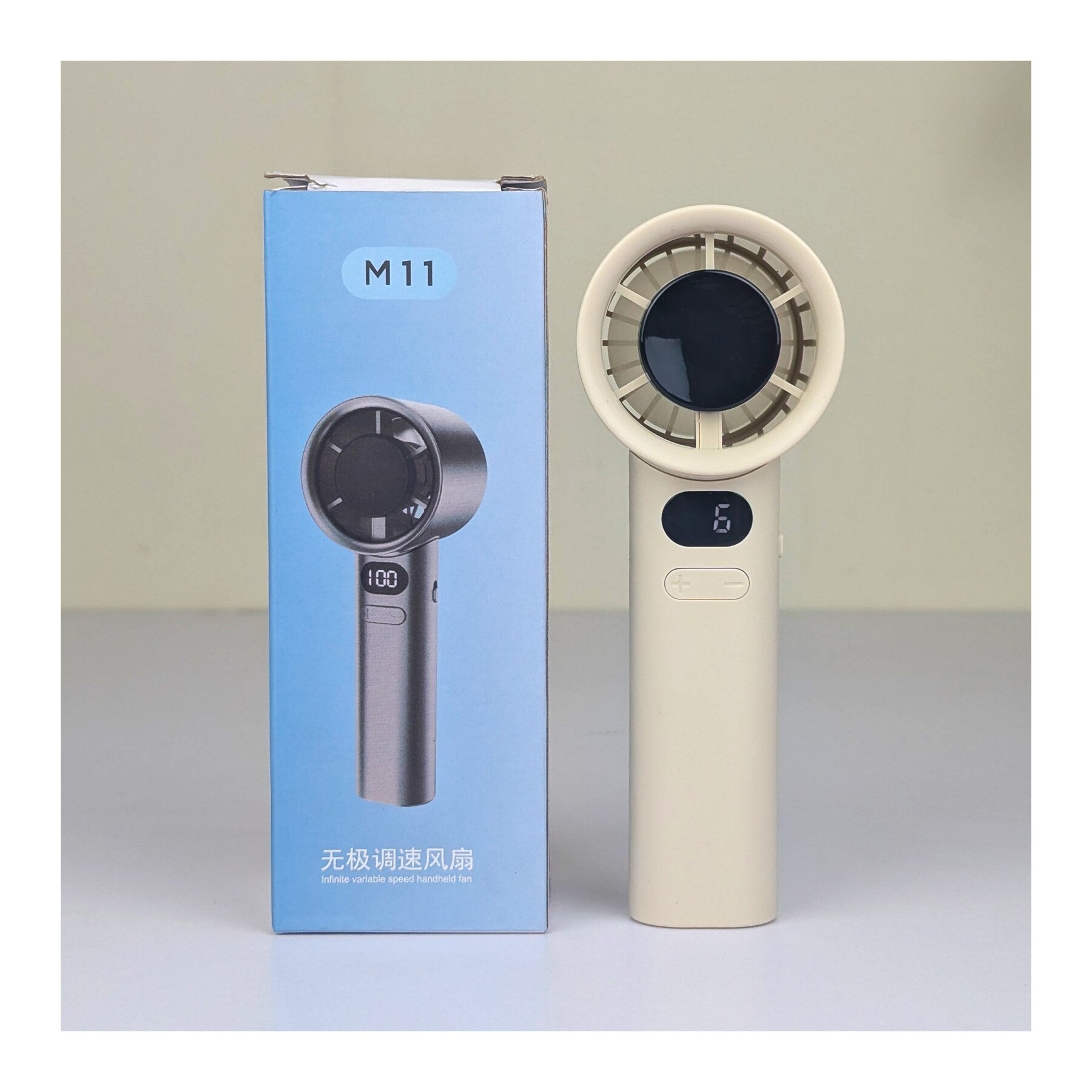 M11 হ্যান্ডহেল্ড ব্লেডলেস রিচার্জেবল ফ্যান product image 2