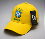 World Cup Embroidery Cap - Brazil Yellow