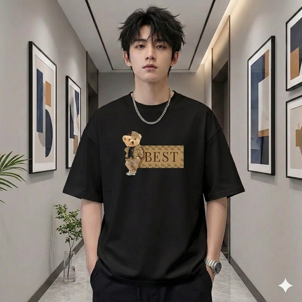 Stylish Drop Shoulder T-Shirt - 29602 product photo | OmegaBD