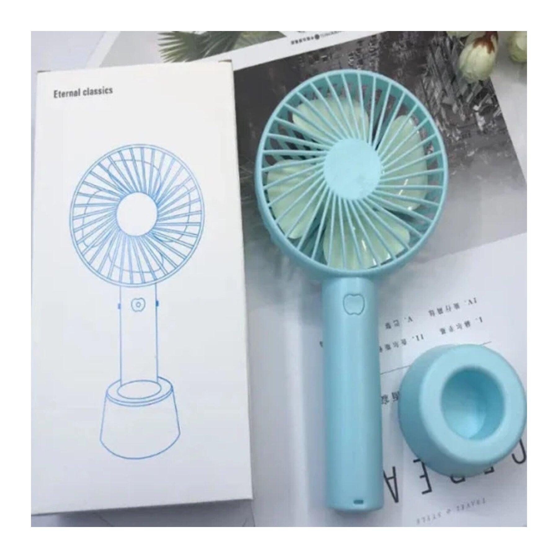 মিনি স্টাইলিশ রিচার্জেবল ফ্যান product image 5