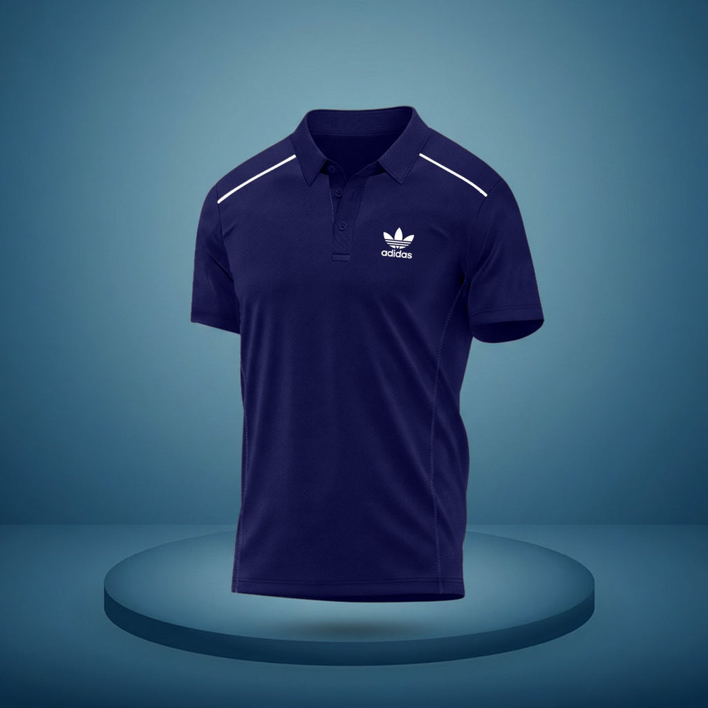 Stylish Premium Polo Shirt - Navy Blue