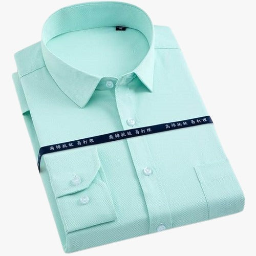 Long Sleeve Formal Shirt For Men Mint