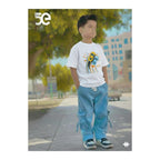 Boys Denim Pant and T-Shirt Set Panda and Graphic Prints - 15 White Lion Graphic