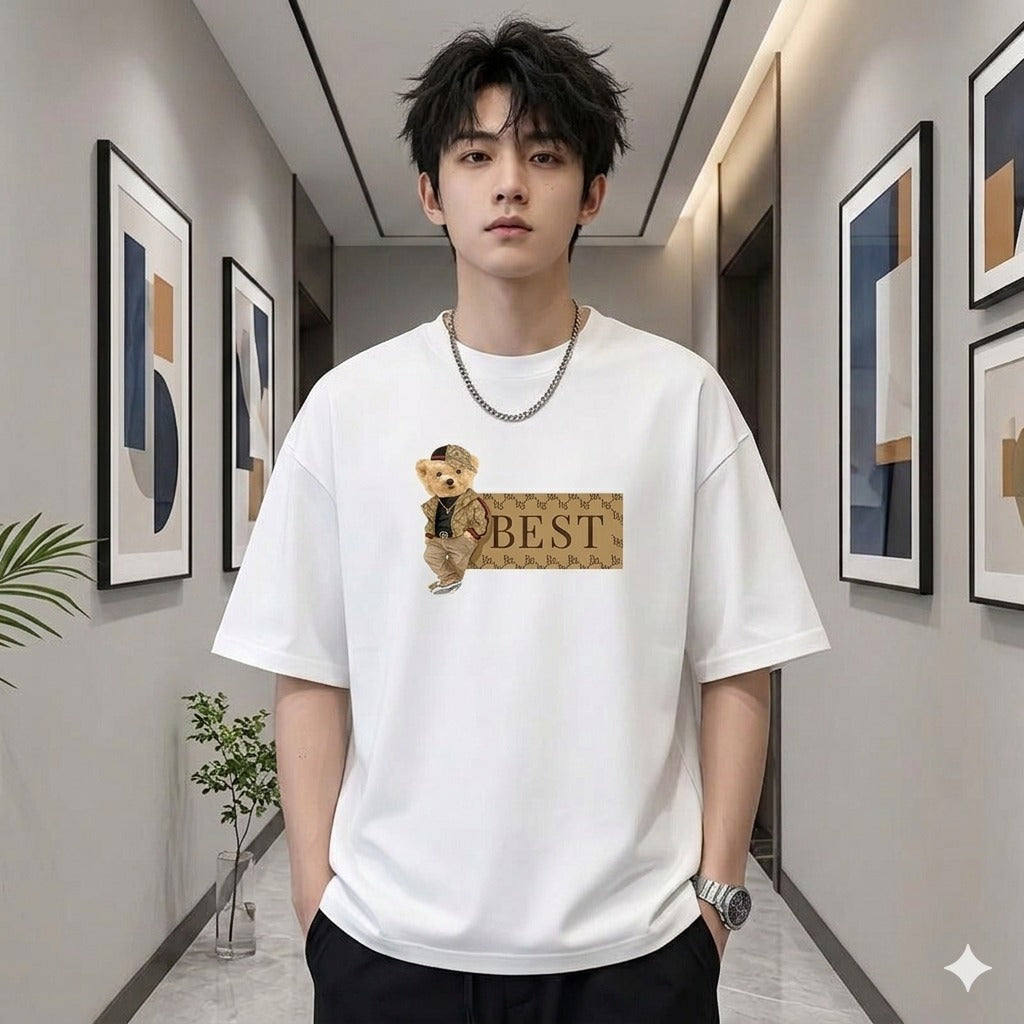 Stylish Drop Shoulder T-Shirt - 29614 product photo | OmegaBD
