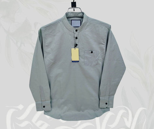 Pure Cotton Katuya Shirt For Men Gray