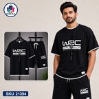Mash T-Shirt and Shorts Combo Black WRC Racing Bangladeshi model preview | OmegaBD