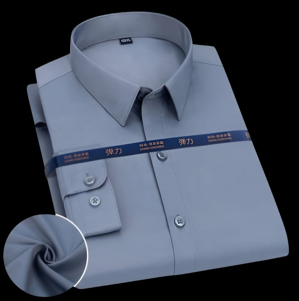 Premium Quality Shirt For Men Gray Blue product photo | OmegaBD