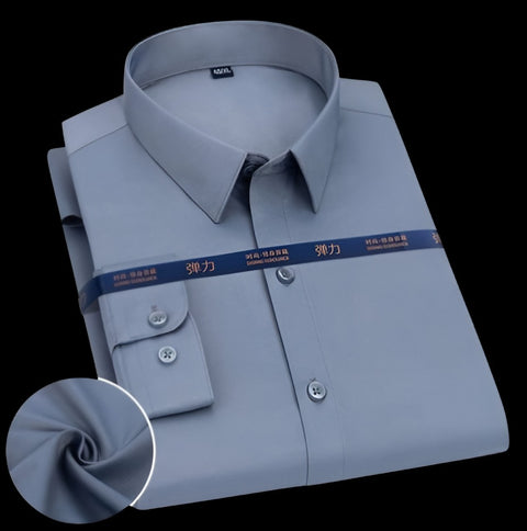 Premium Quality Shirt For Men Gray Blue product photo | OmegaBD