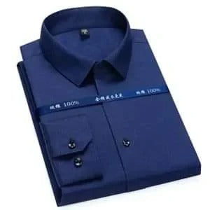 Premium Quality Shirt For Men Navy Blue product photo | OmegaBD