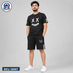Mash T-Shirt and Shorts Combo Black X Eyes Smile Bangladeshi model preview | OmegaBD
