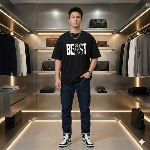 Stylish Drop Shoulder T-Shirt Design 02