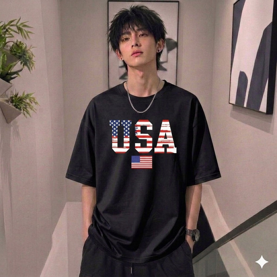 Stylish Drop Shoulder T-Shirt Design 10 product photo | OmegaBD