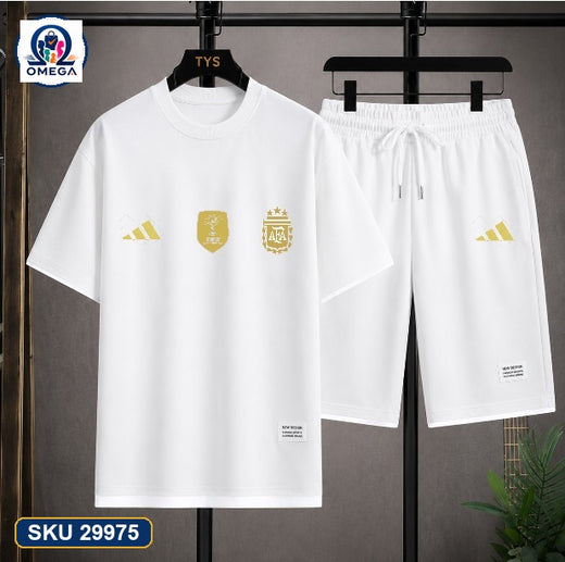 World Cup Mash Combo Shorts White Argentina
