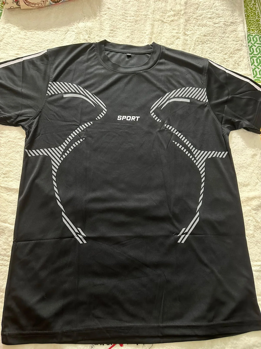 Black sport T-shirt from 5 Pieces Combo - OmegaBD