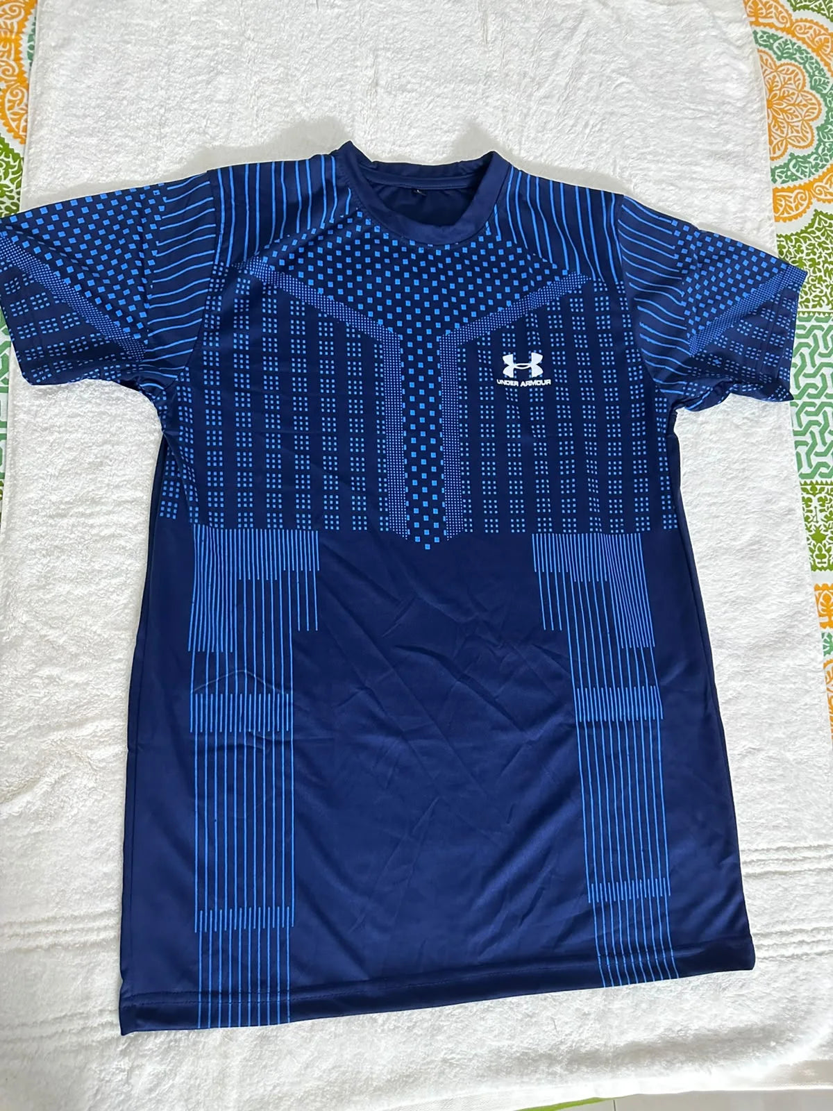 Navy blue performance T-shirt from 5 Pieces Combo - OmegaBD