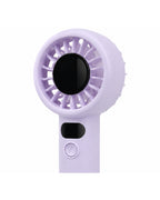 Compact Mini Rechargeable Fan head and grille close-up