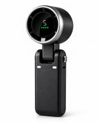 Portable Handheld Turbo Fan 5 Speed black front view