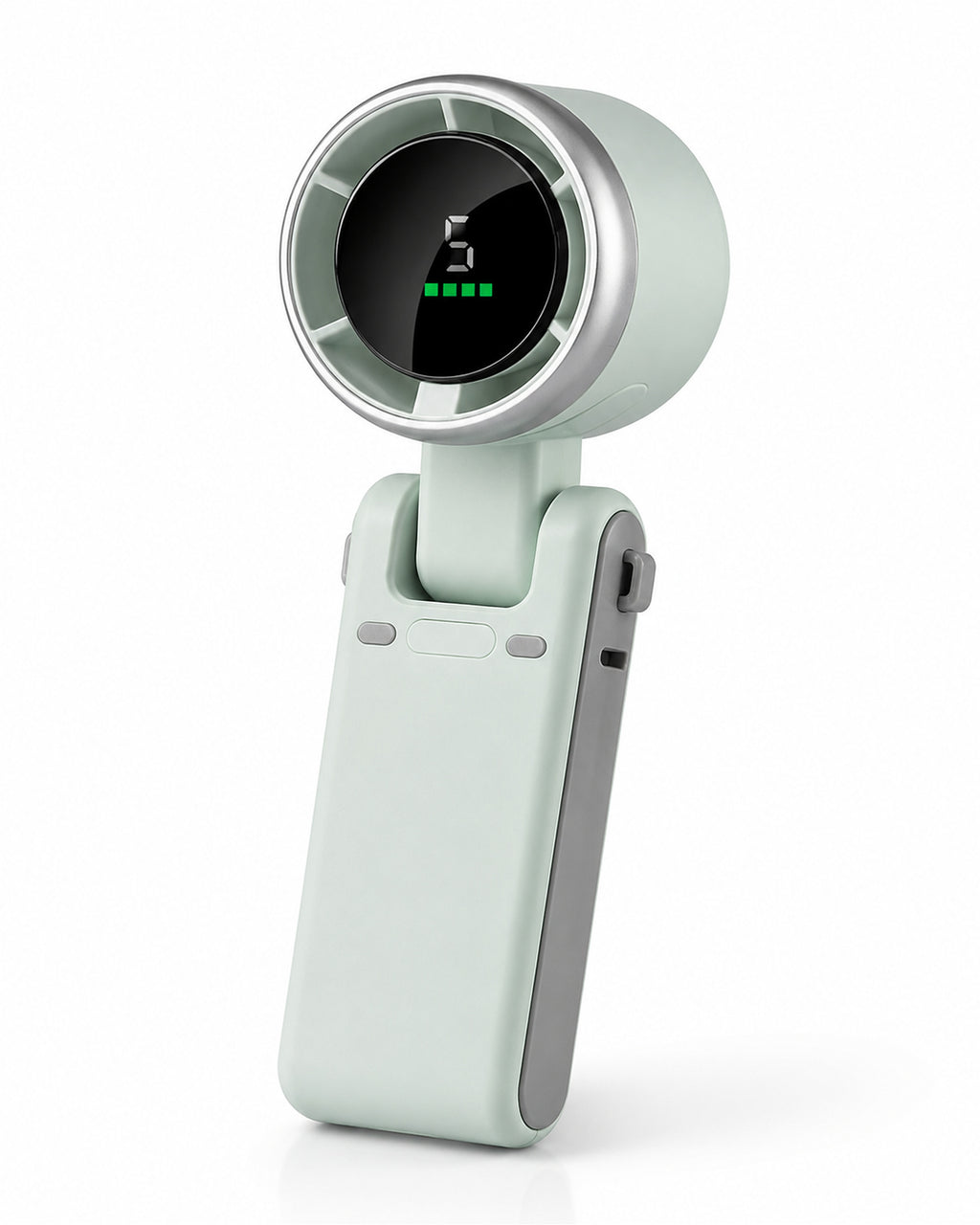 Portable Handheld Turbo Fan 5 Speed green front view