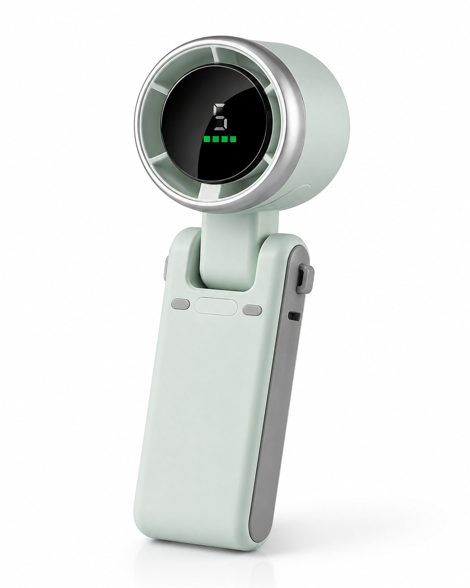 Portable Handheld Turbo Fan 5 Speed green front view