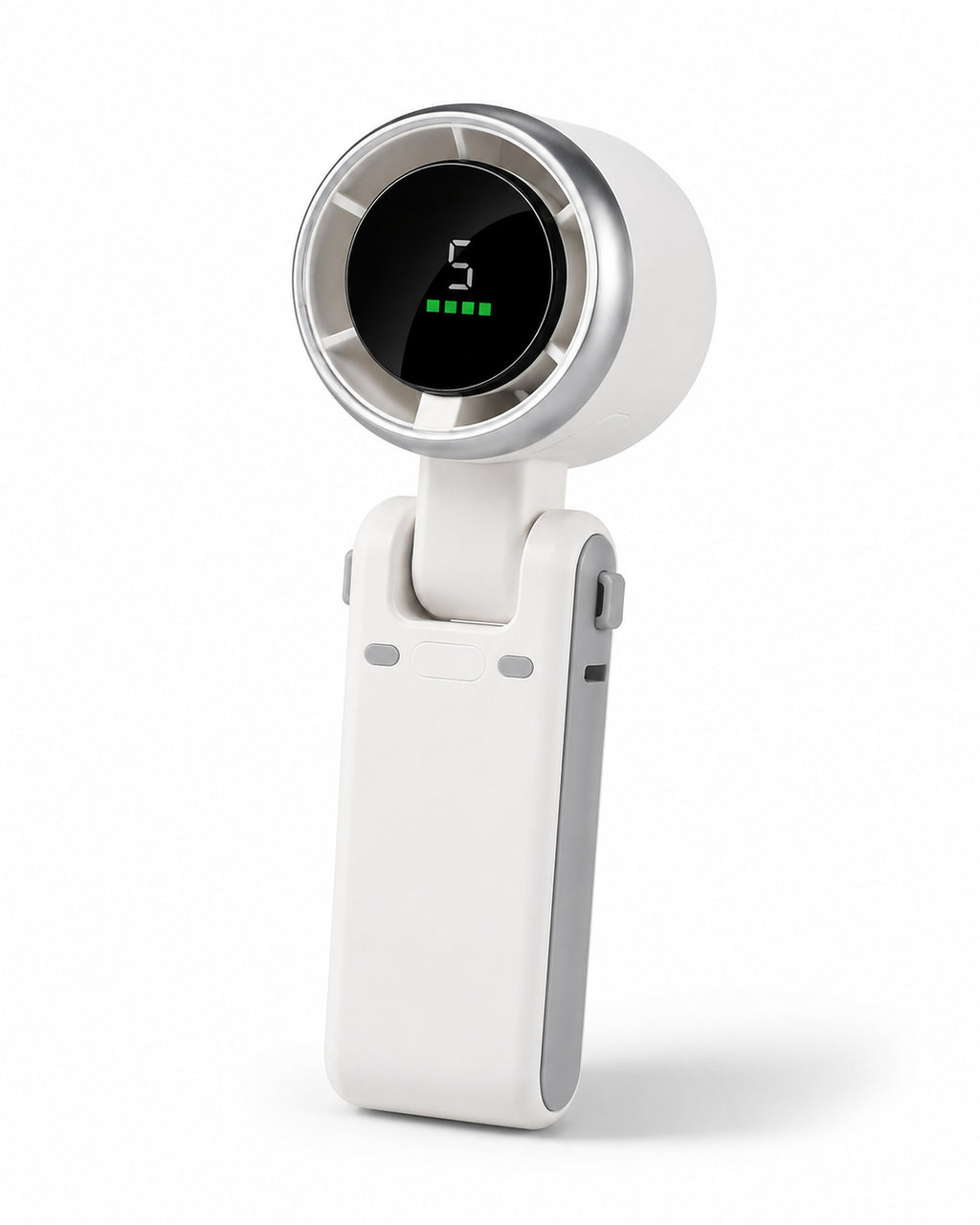 Portable Handheld Turbo Fan 5 Speed white front view