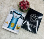World Cup Embroidery Jersey Argentina Sky Blue White boxed product photo